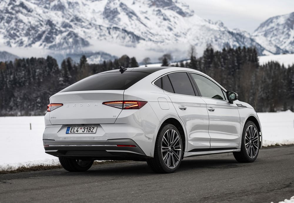 Le SUV Coupé électrique de taille intermédiaire Skoda Enyaq reçoit des améliorations techniques