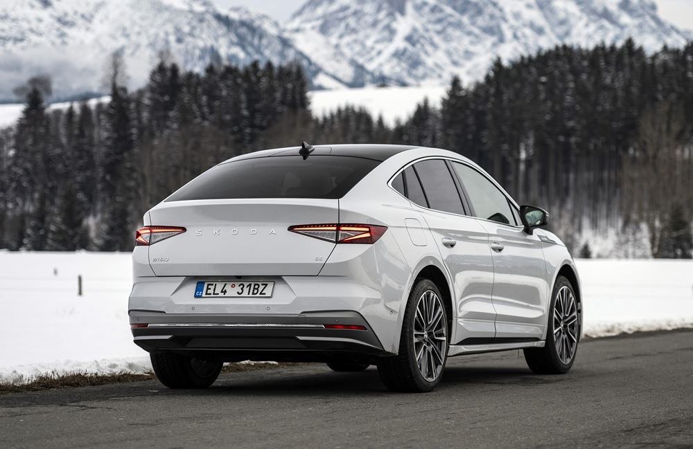 Le SUV Coupé électrique de taille intermédiaire Skoda Enyaq reçoit des améliorations techniques