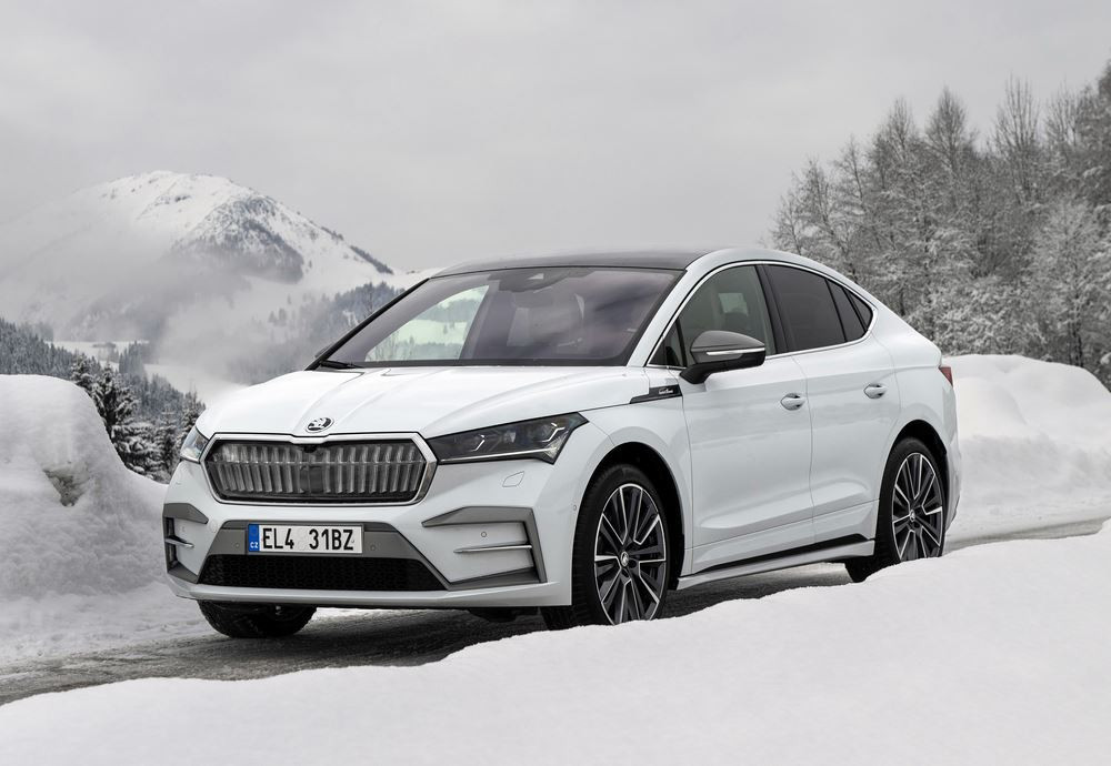 Le SUV Coupé électrique de taille intermédiaire Skoda Enyaq reçoit des améliorations techniques