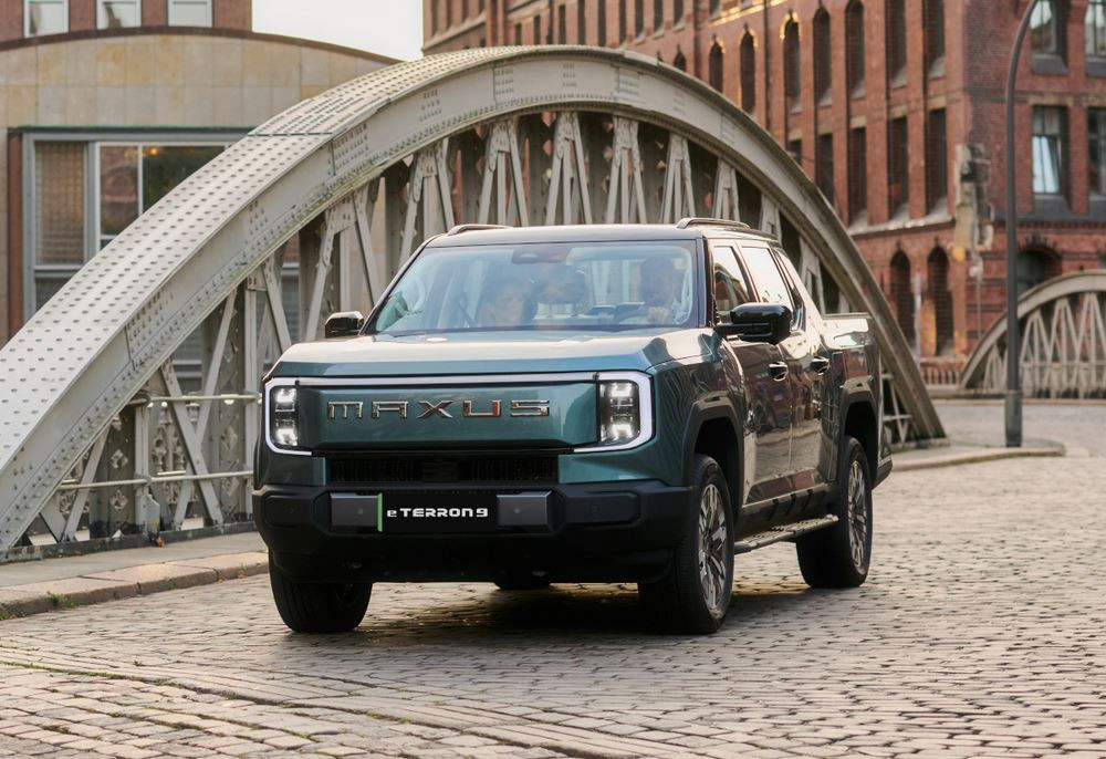 Le pick-up électrique à transmission intégrale Maxus eTerron 9 développe une puissance de 442 ch