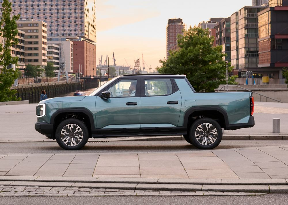 Le pick-up électrique à transmission intégrale Maxus eTerron 9 développe une puissance de 442 ch
