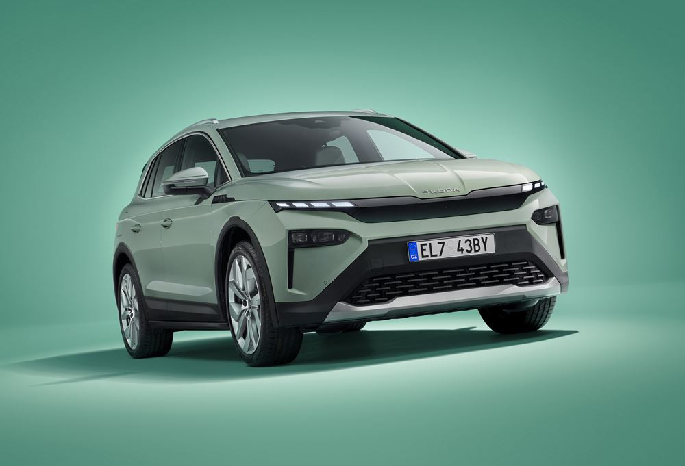Le SUV compact électrique Skoda Elroq porte le langage de design Modern Solid de Skoda