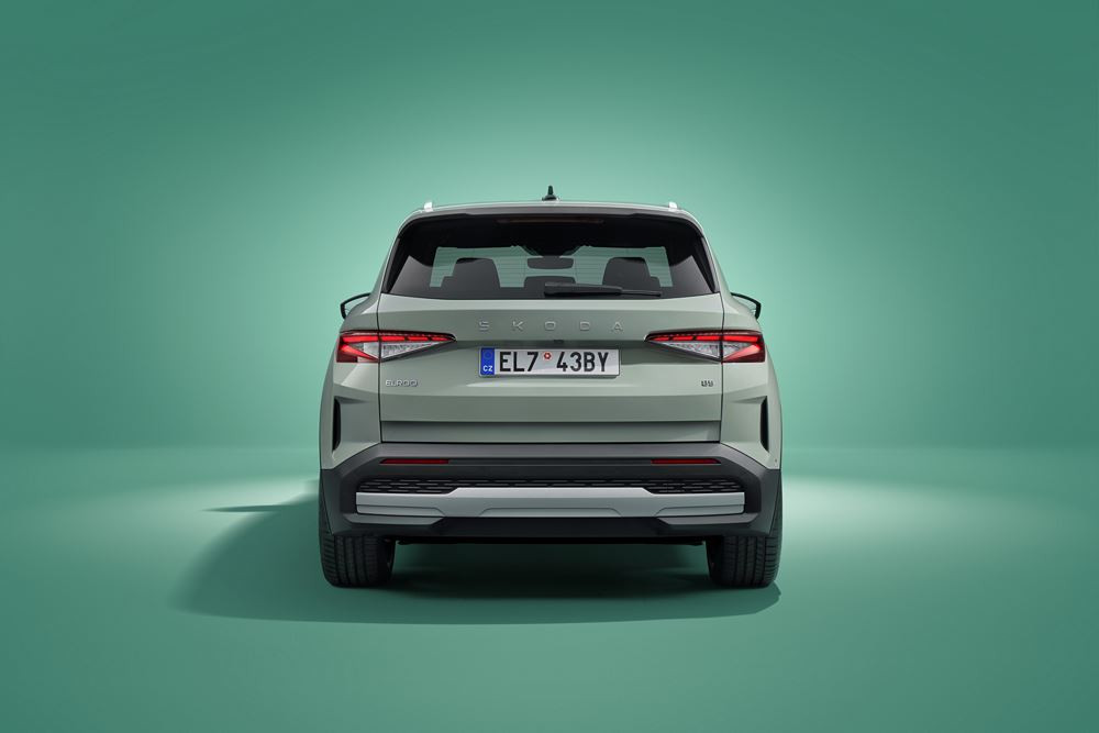 Le SUV compact électrique Skoda Elroq porte le langage de design Modern Solid de Skoda