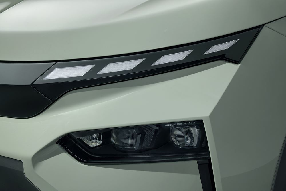 Le SUV compact électrique Skoda Elroq porte le langage de design Modern Solid de Skoda