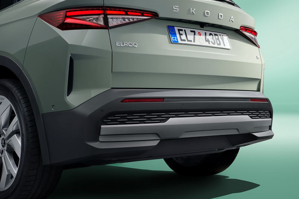 Le SUV compact électrique Skoda Elroq porte le langage de design Modern Solid de Skoda
