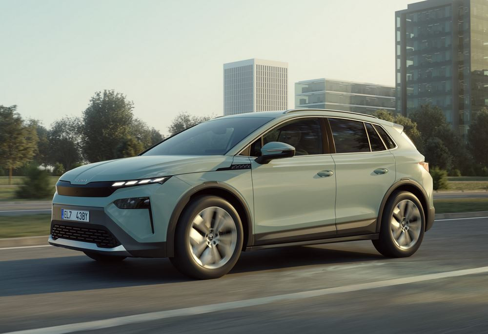 Le SUV compact électrique Skoda Elroq porte le langage de design Modern Solid de Skoda