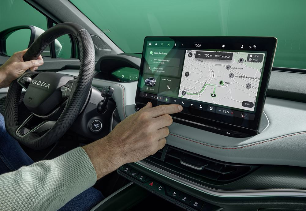Le SUV compact électrique Skoda Elroq porte le langage de design Modern Solid de Skoda