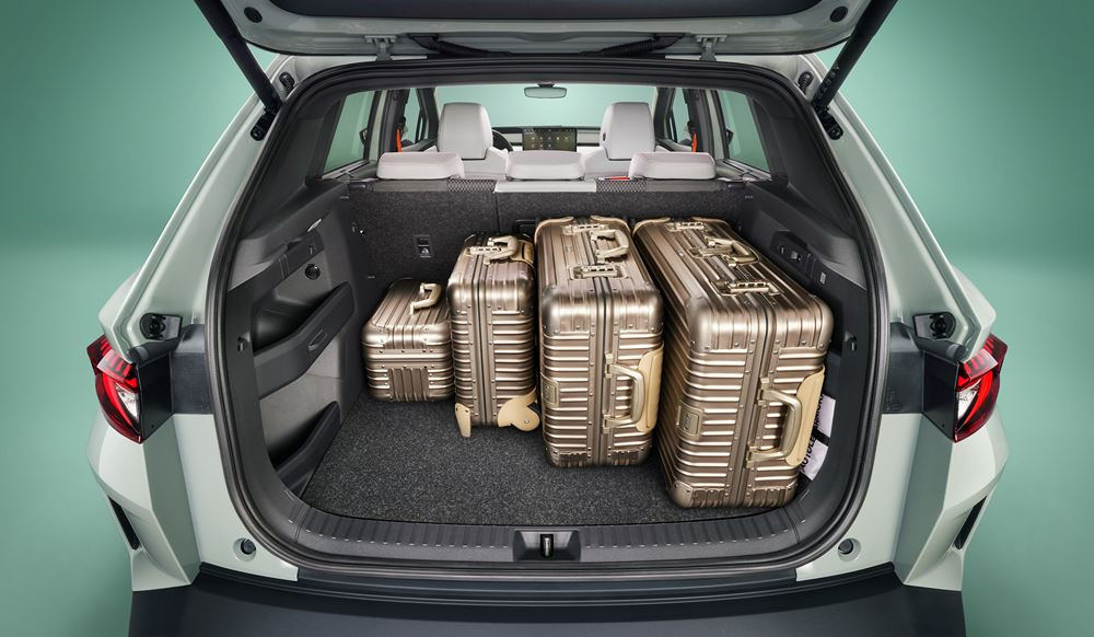 Le SUV compact électrique Skoda Elroq porte le langage de design Modern Solid de Skoda