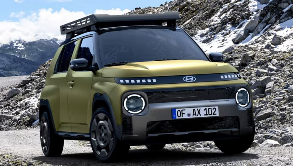La citadine électrique Hyundai Inster Cross affiche un look de baroudeur