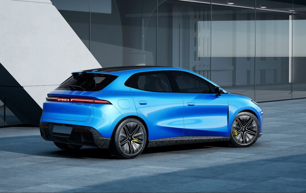 La berline compacte électrique Skyworth Q affiche un design moderne