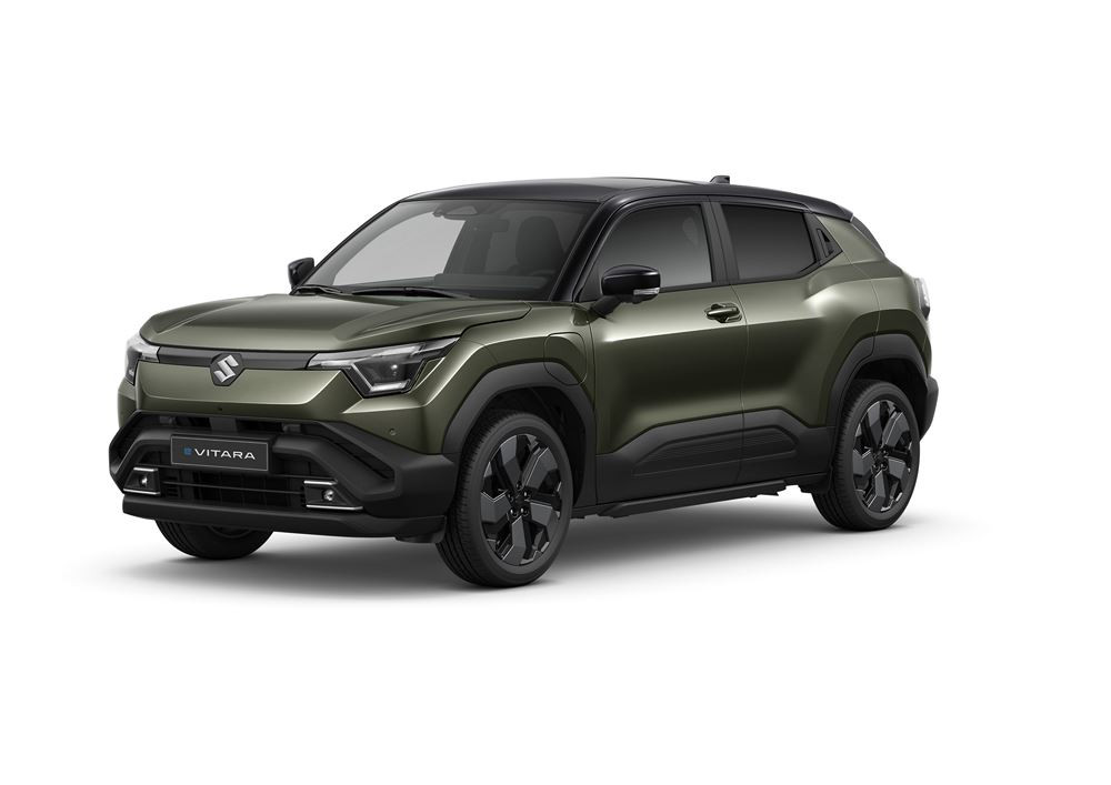 Le Suzuki e Vitara électrique affiche un design robuste moderne