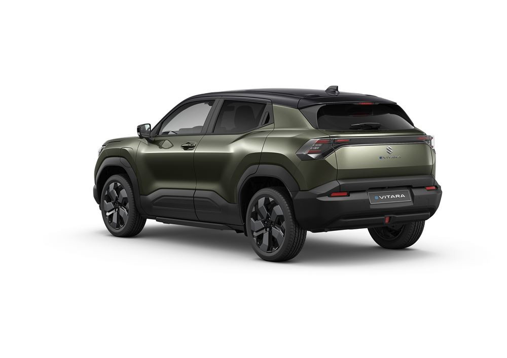 Le Suzuki e Vitara électrique affiche un design robuste moderne