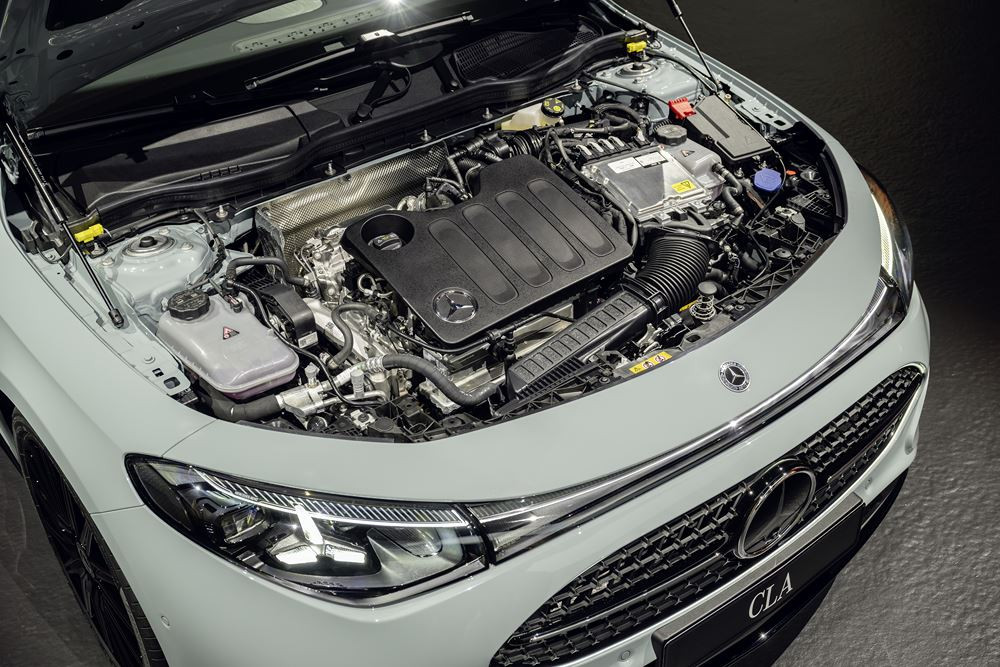 La Mercedes-Benz CLA hybride 48 volts roule en électrique lorsque moins de 20 kW sont nécessaires