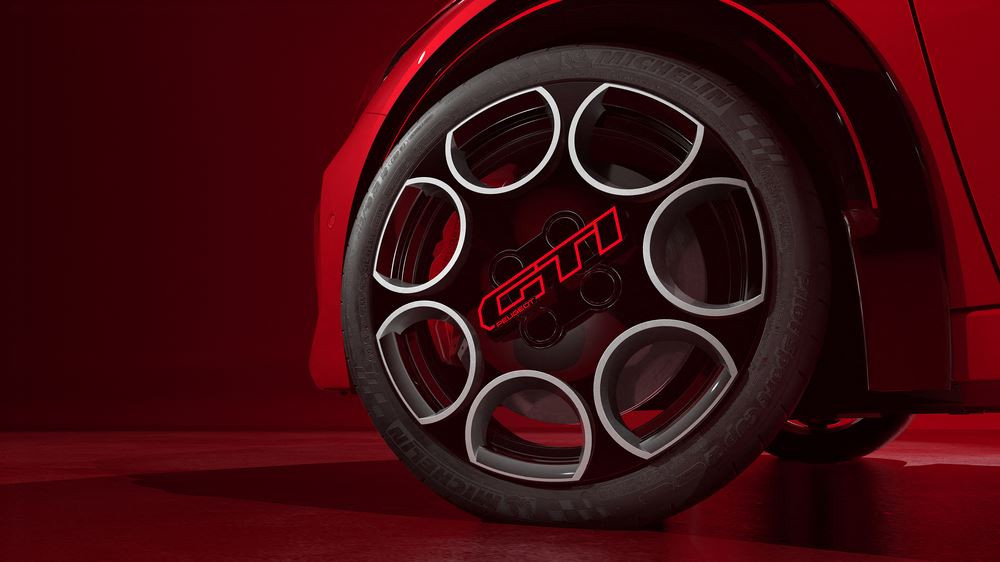La Peugeot E-208 GTi embarque un moteur électrique de 280 ch