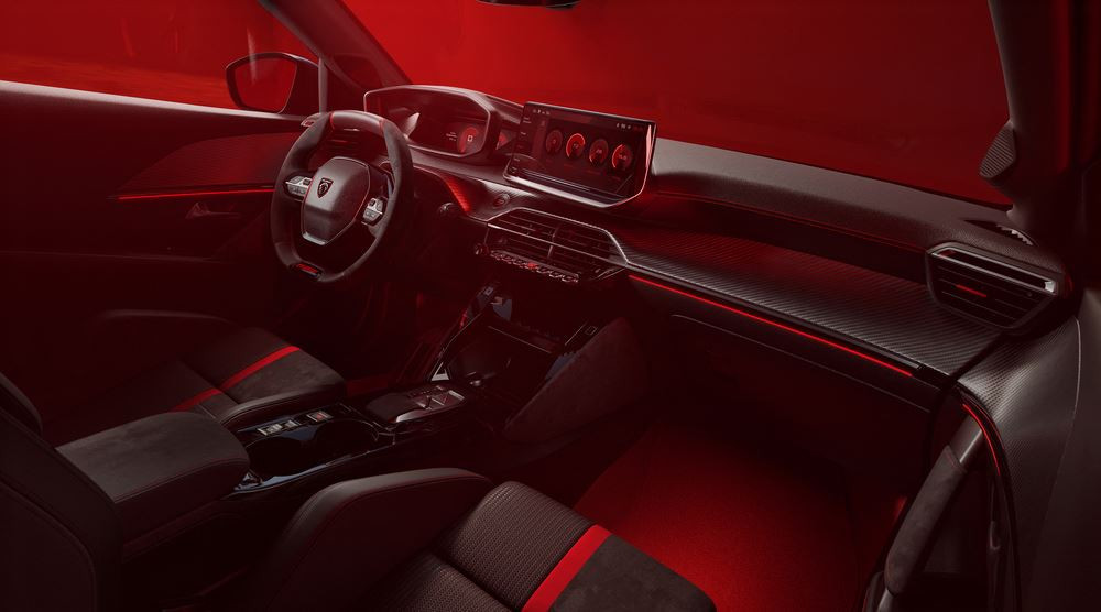 La Peugeot E-208 GTi embarque un moteur électrique de 280 ch