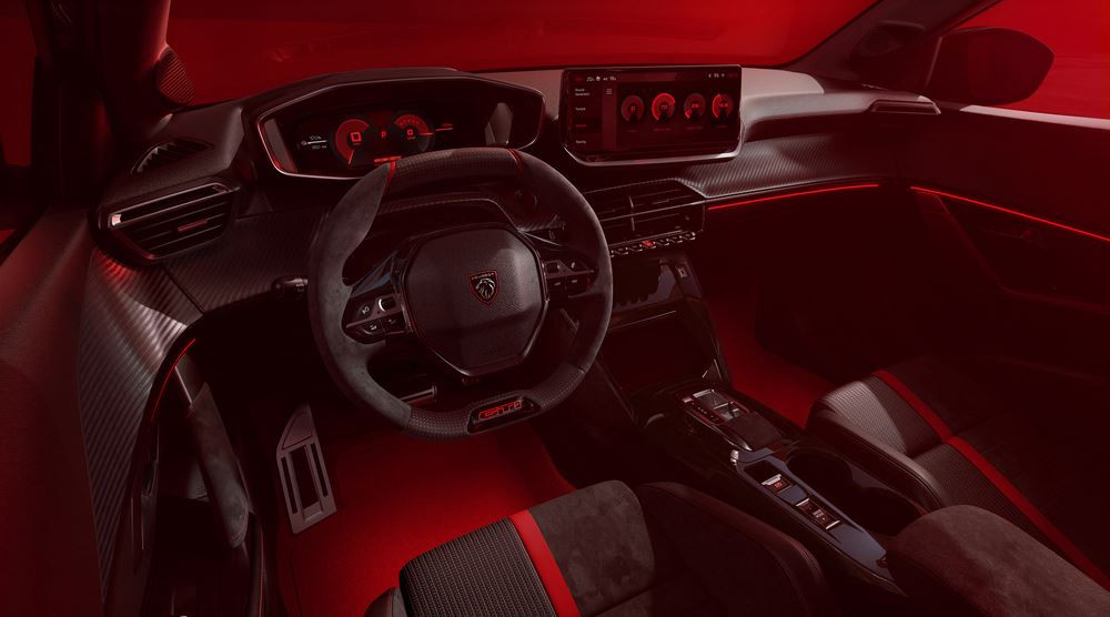 La Peugeot E-208 GTi embarque un moteur électrique de 280 ch