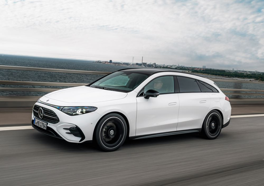 Le break électrique Mercedes-Benz CLA Shooting Brake avec technologie EQ repose sur une architecture 800 volts