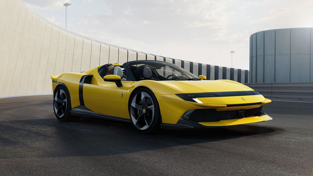 La Ferrari 849 Testarossa Spider hybride rechargeable à moteur V8 biturbo développe 1050 ch