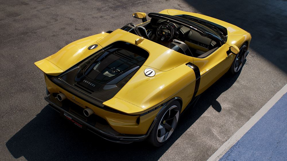 La Ferrari 849 Testarossa Spider hybride rechargeable à moteur V8 biturbo développe 1050 ch