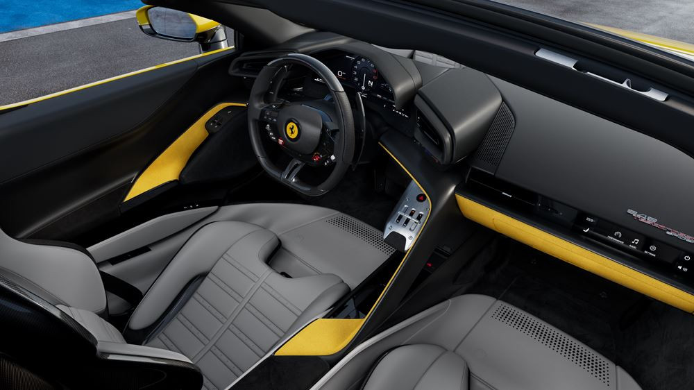 La Ferrari 849 Testarossa Spider hybride rechargeable à moteur V8 biturbo développe 1050 ch