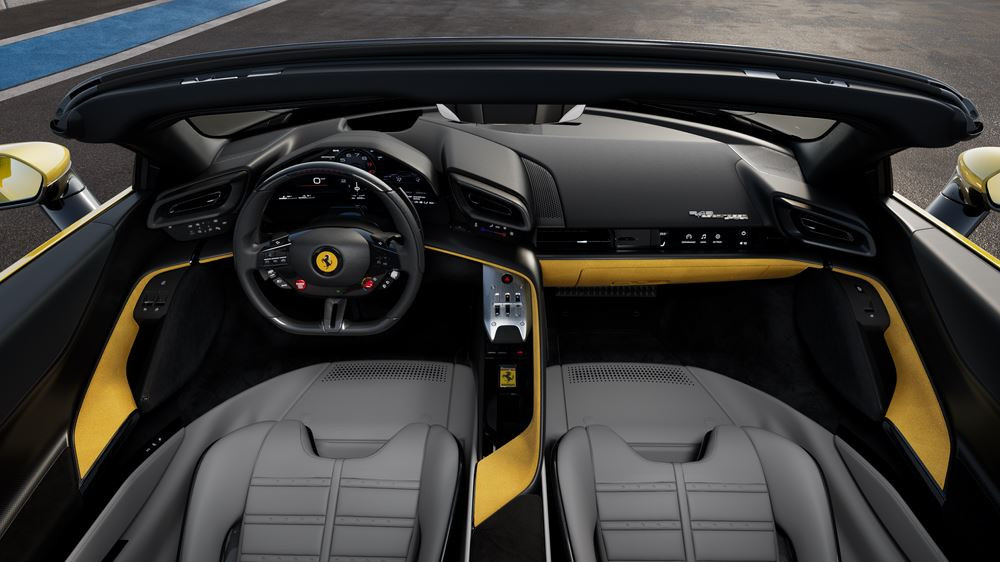 La Ferrari 849 Testarossa Spider hybride rechargeable à moteur V8 biturbo développe 1050 ch