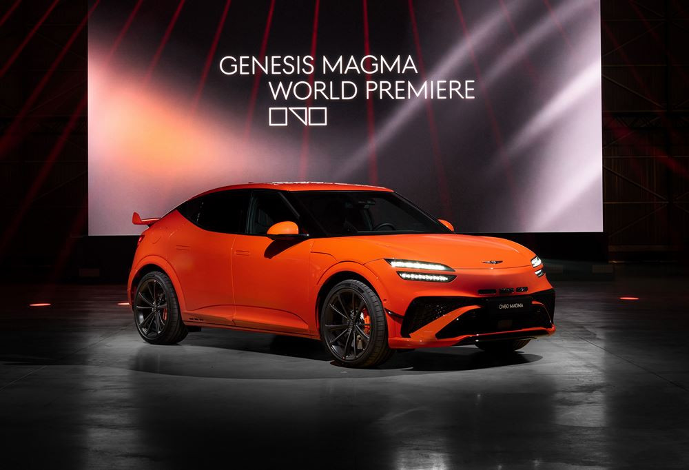 Le GV60 Magma est le premier modèle de série haute performance de la marque Genesis