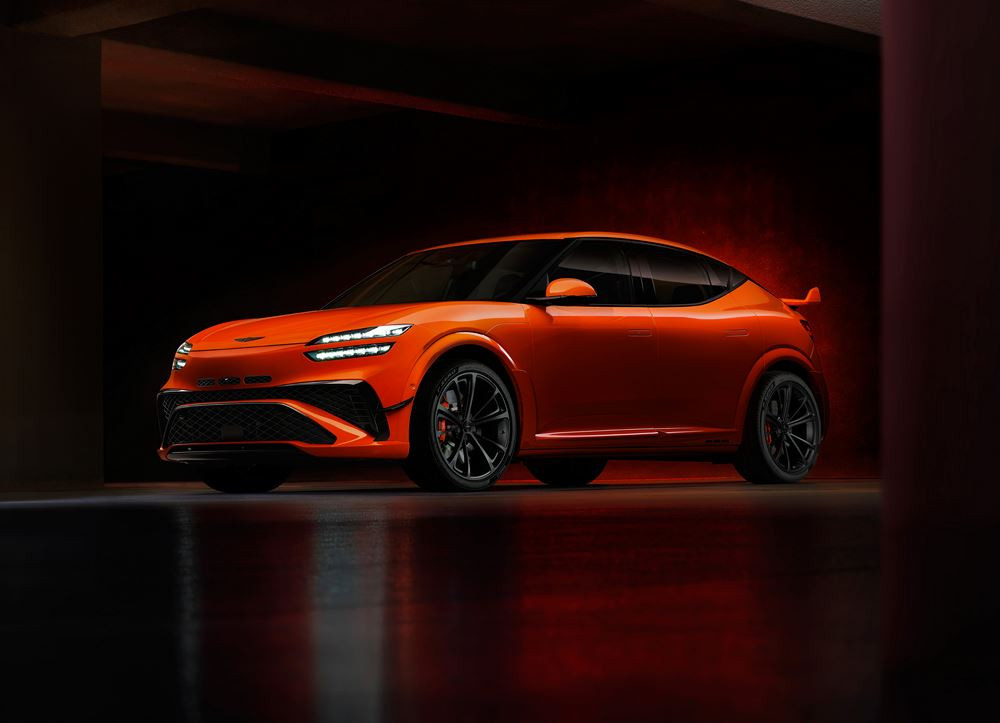 Le GV60 Magma est le premier modèle de série haute performance de la marque Genesis