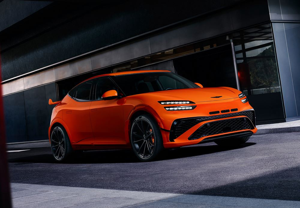 Le GV60 Magma est le premier modèle de série haute performance de la marque Genesis