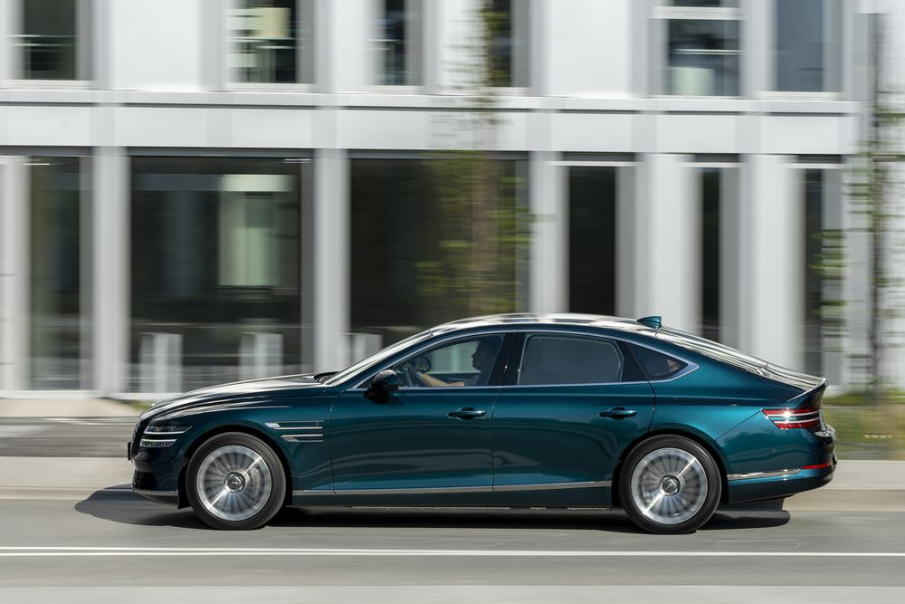 La Genesis Electrified G80 est le modèle phare de la marque sur le marché électrique européen