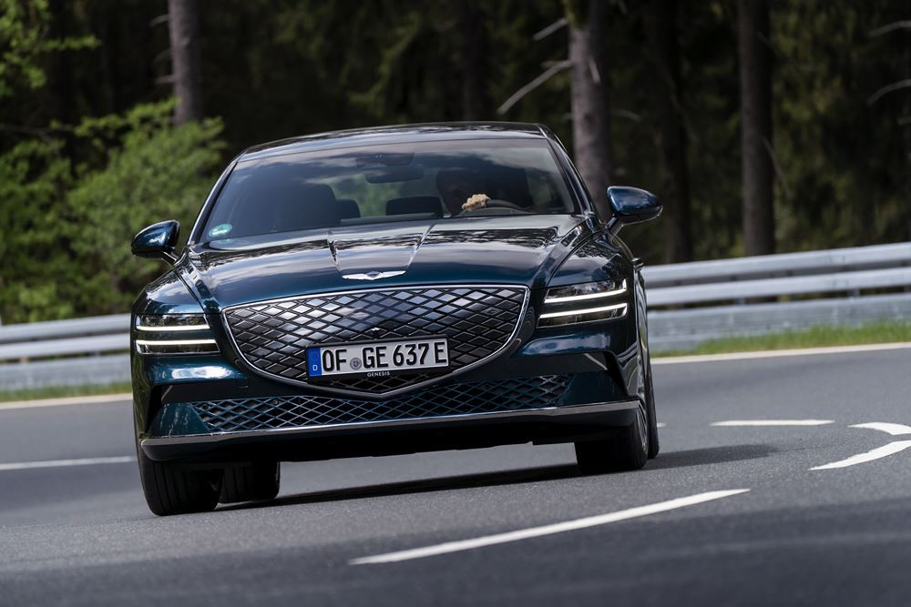 La Genesis Electrified G80 est le modèle phare de la marque sur le marché électrique européen