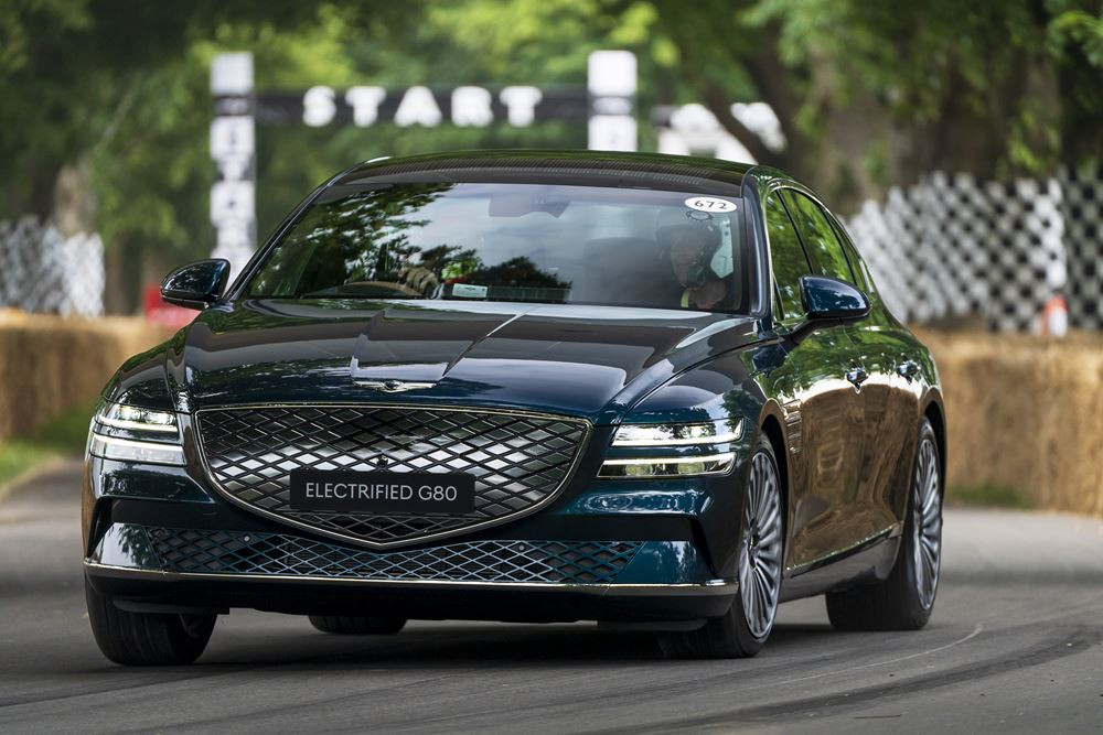 La Genesis Electrified G80 est le modèle phare de la marque sur le marché électrique européen