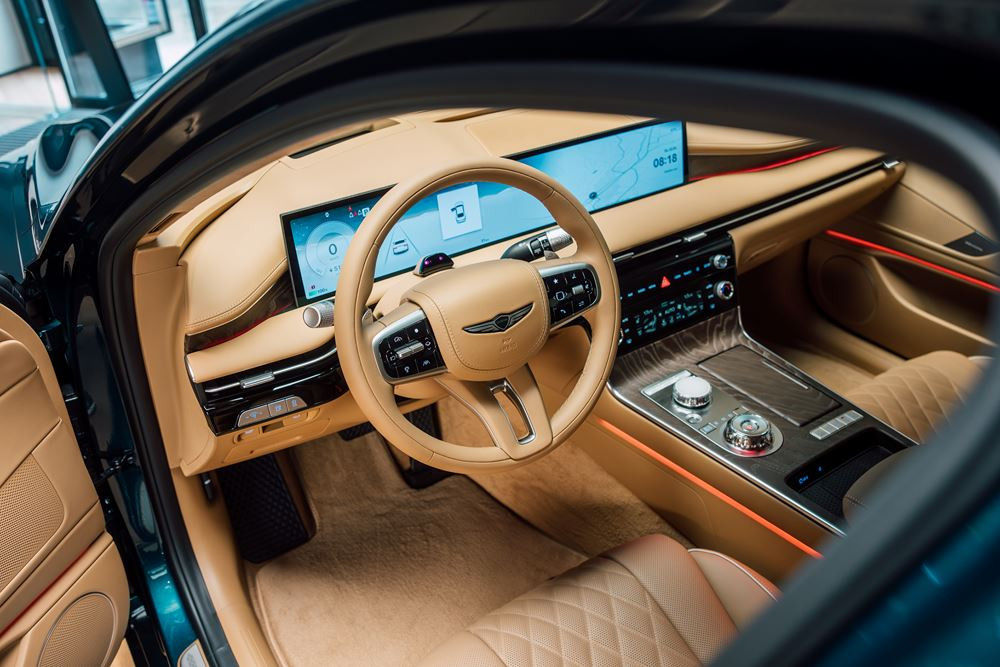 La Genesis Electrified G80 est le modèle phare de la marque sur le marché électrique européen