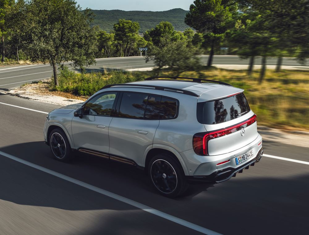 La Mercedes-Benz GLB électrique peut accueillir jusqu'à sept personnes