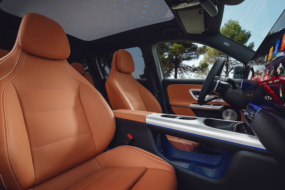 La Mercedes-Benz GLB électrique peut accueillir jusqu'à sept personnes