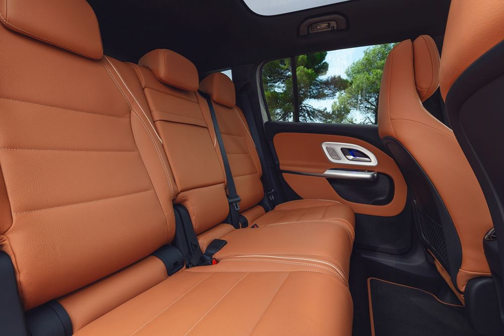 La Mercedes-Benz GLB électrique peut accueillir jusqu'à sept personnes