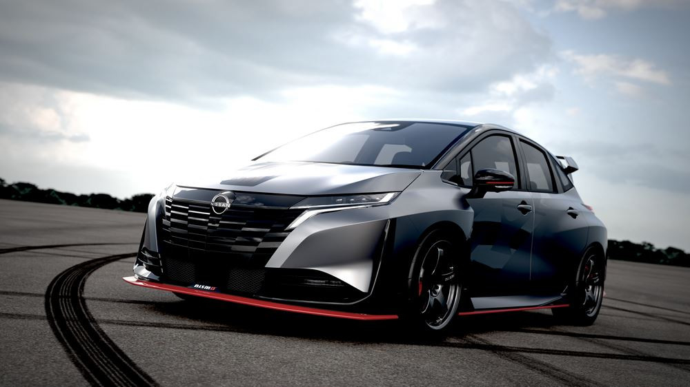 Le Nissan Aura Nismo RS Concept est une berline compacte sportive hautes performances