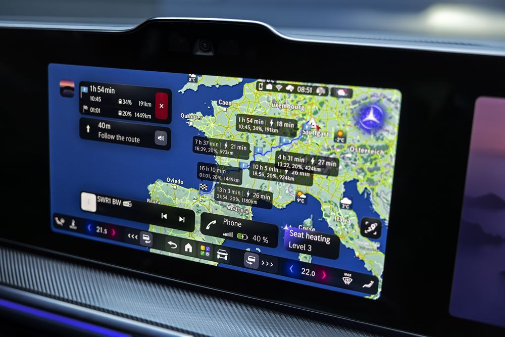 Le Mercedes VLE électrique combine une conduite de limousine et la polyvalence d'un grand monospace