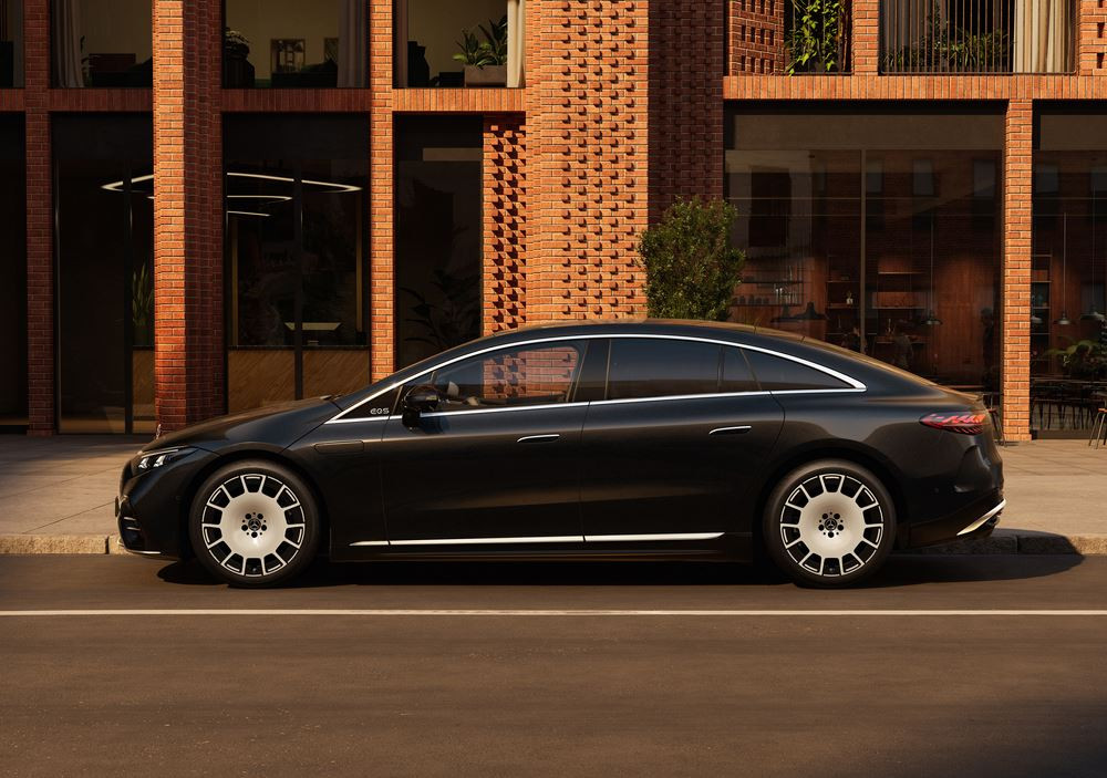 La berline de luxe électrique Mercedes-Benz EQS embarque une architecture électrique de nouvelle génération
