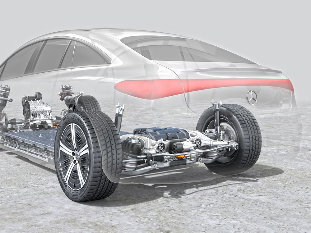 La berline de luxe électrique Mercedes-Benz EQS embarque une architecture électrique de nouvelle génération