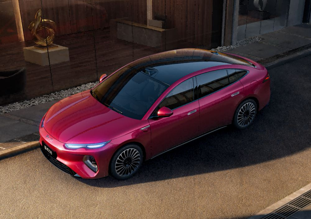 La grande berline électrique Seal 08 embarque les dernières technologies de Byd