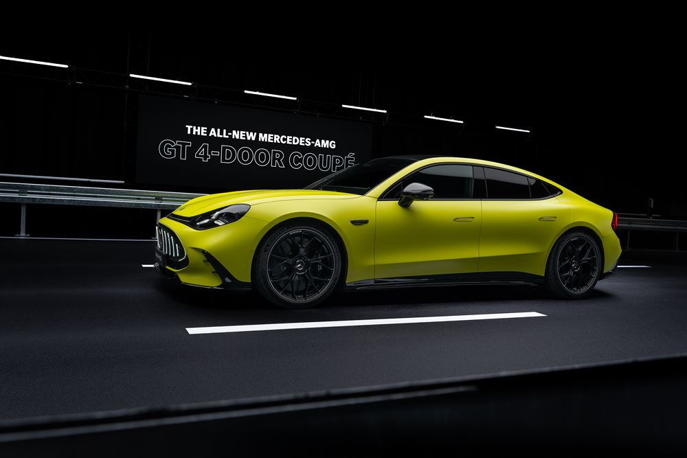 Le coupé 4 portes Mercedes-AMG GT délivre jusqu'à 1 169 ch de puissance maximale