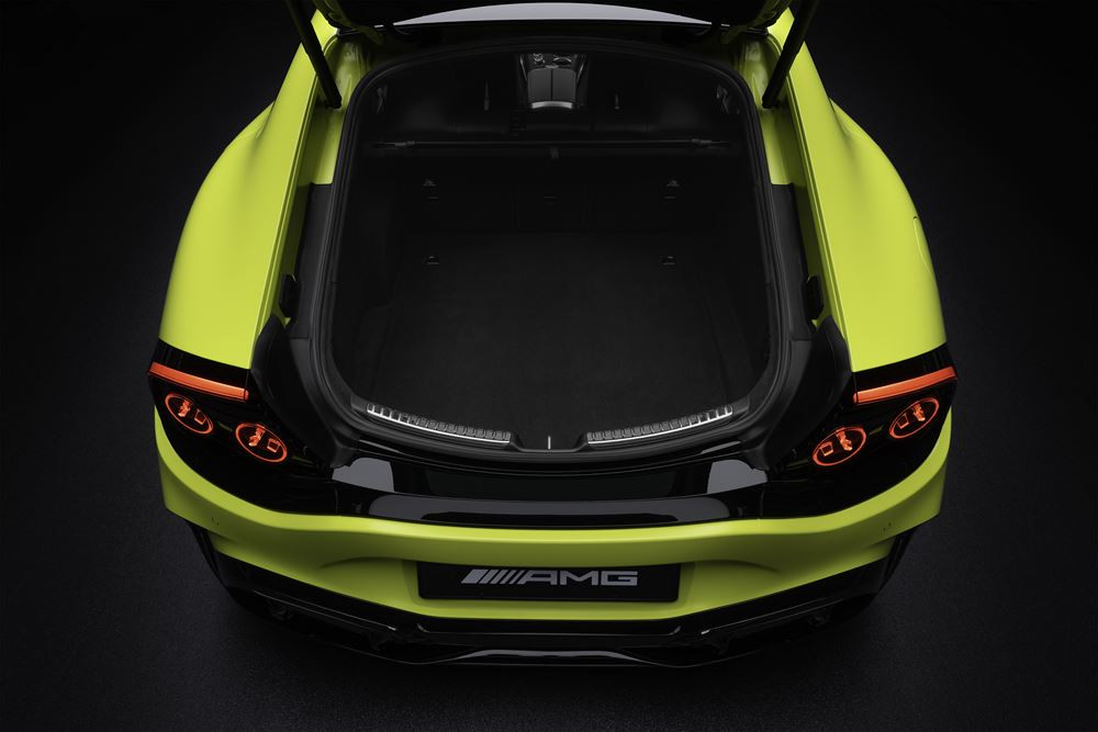 Le coupé 4 portes Mercedes-AMG GT délivre jusqu'à 1 169 ch de puissance maximale