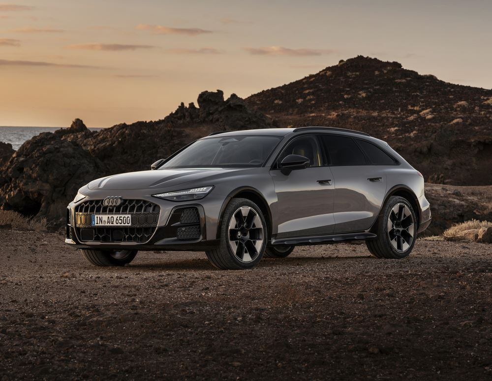 La cinquième génération de l'Audi A6 allroad affiche une allure imposante