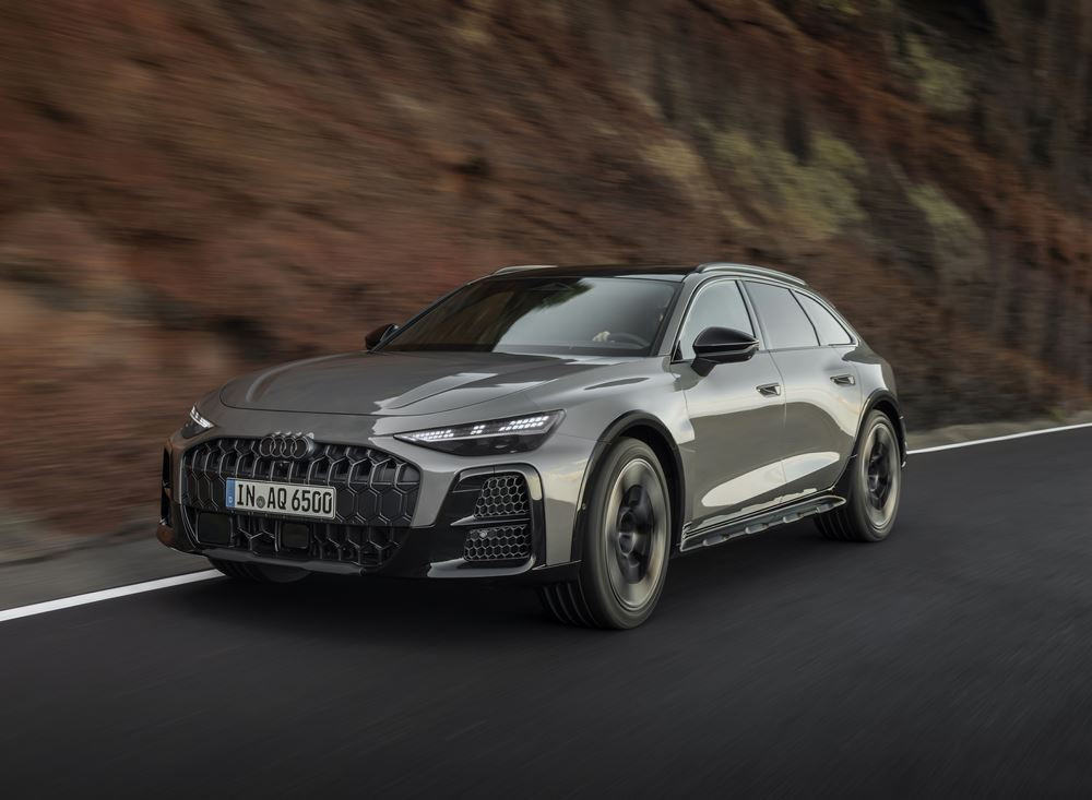 La cinquième génération de l'Audi A6 allroad affiche une allure imposante