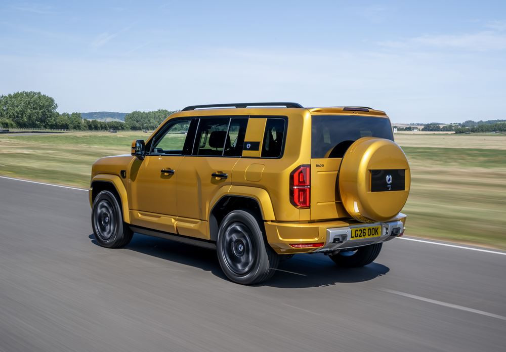 Le SUV Denza Bao 5 hybride rechargeable développe une puissance cumulée de 544 ch