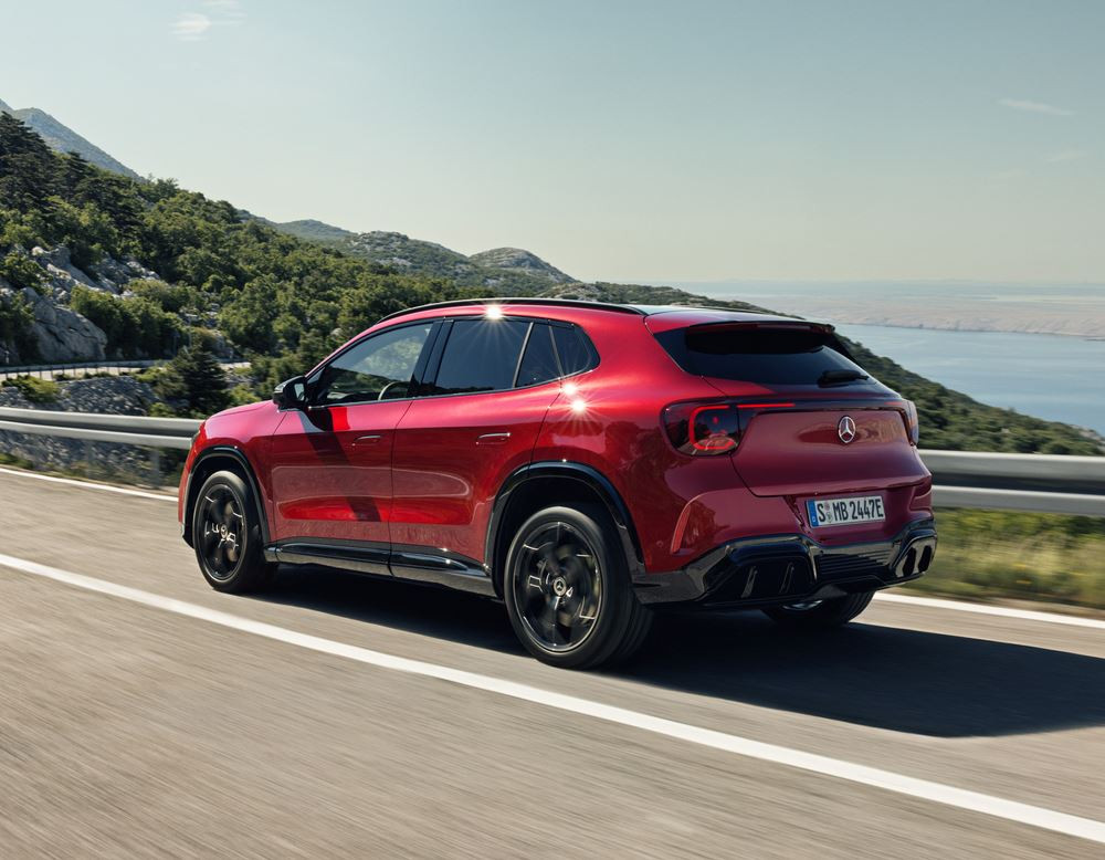 Le SUV compact Mercedes-Benz GLA Electrique affiche une autonomie allant jusqu'à 657 kilomètres