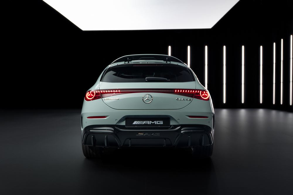 La Mercedes-AMG CLA Shooting Brake 45 4Matic plus dotée de trois moteurs électriques à flux axial délivre une puissance de 680 ch