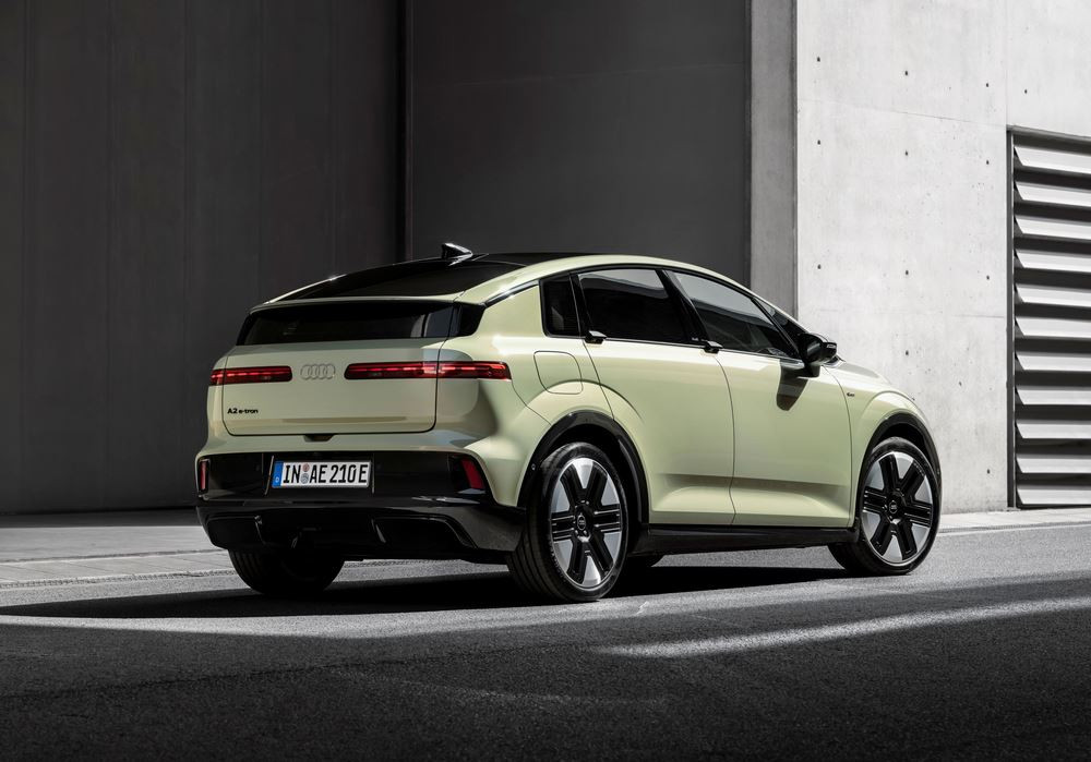L'Audi A2 e-tron électrique permet d'atteindre jusqu'à 649 kilomètres d'autonomie WLTP