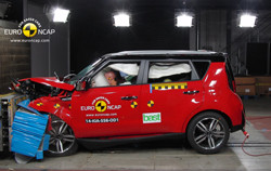 Le Kia Soul obtient quatre étoiles aux crash-tests Euro NCAP