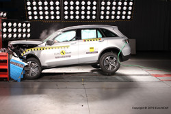 Le Mercedes GLC obtient cinq étoiles aux crash-tests Euro NCAP